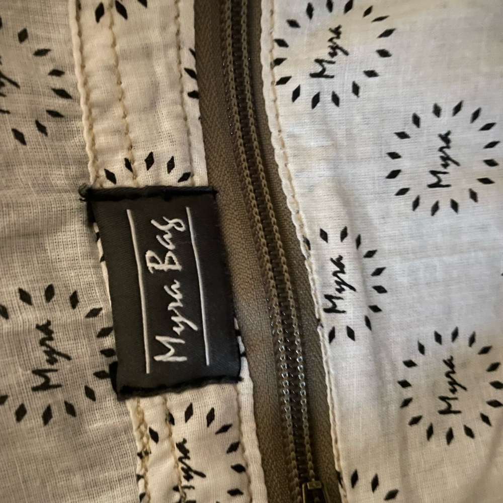 Myra Bag, Cowprint Patterned Canvas Backpack, NWOT - Picture 8 of 10